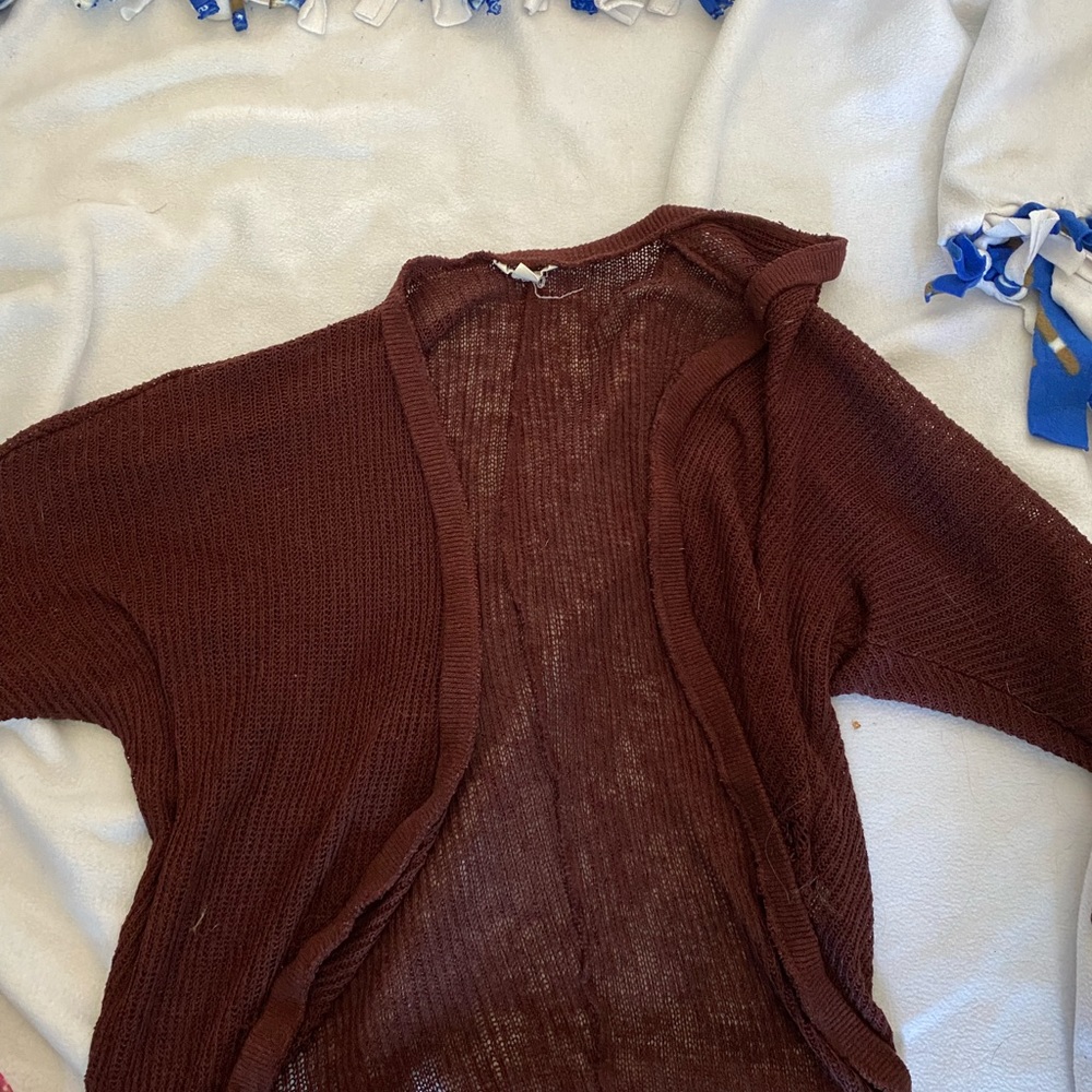 Aeropostale burgundy cardigan!